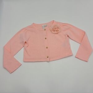 Janie and Jack pink cardigan sweater size 3